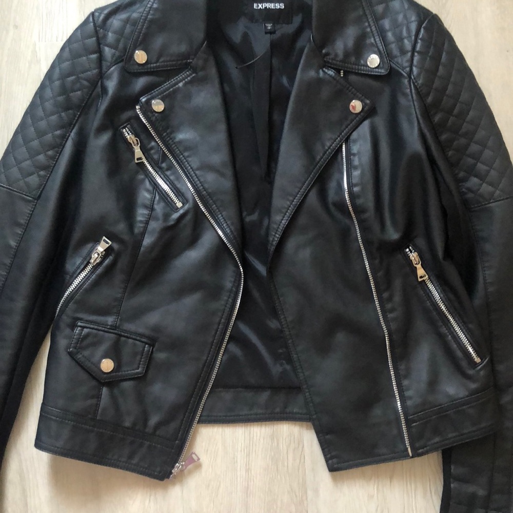 Express Vegan Leather Jacket